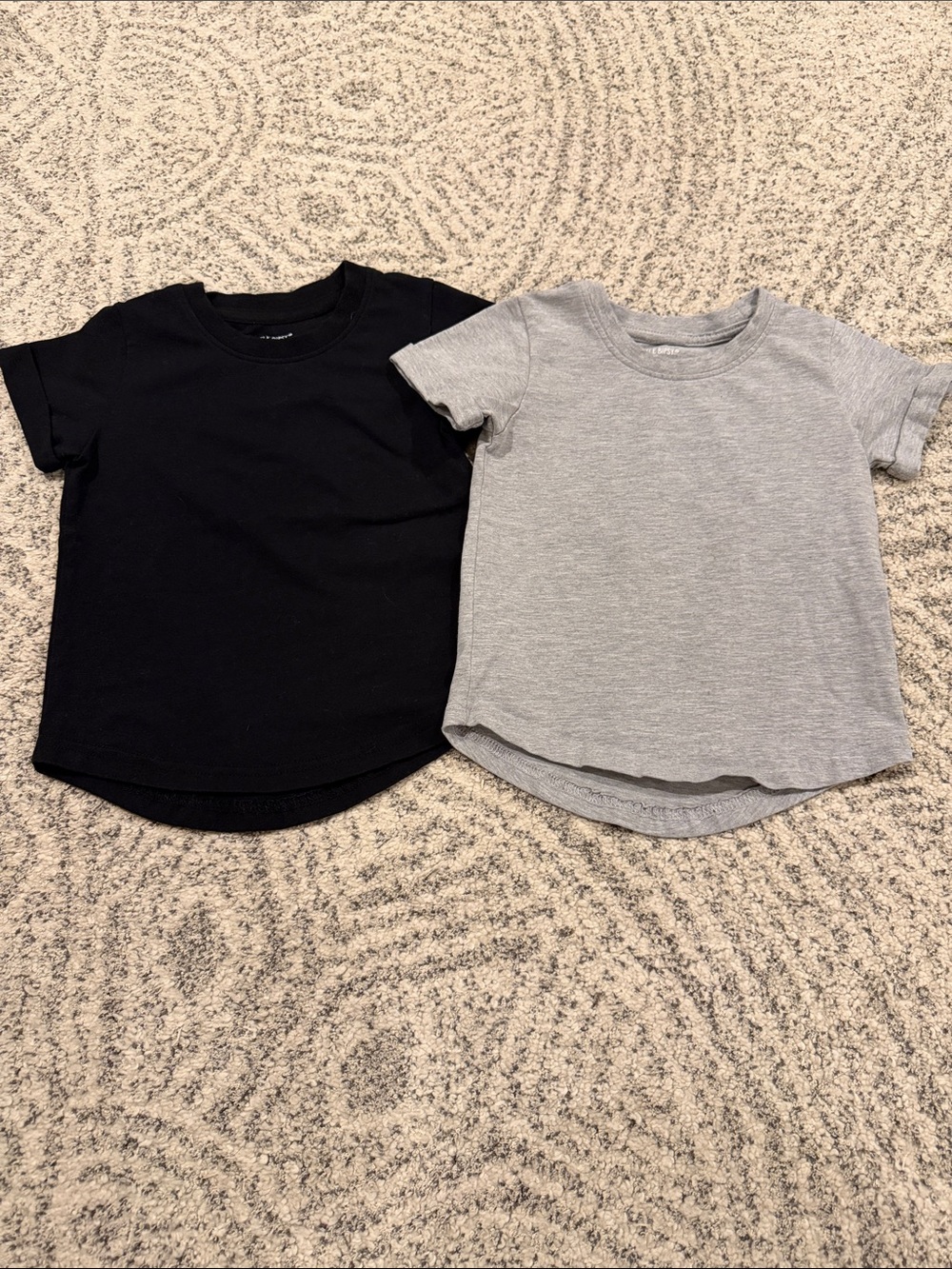 Little Bipsy Short Sleeve Tee - Black and Light Gray